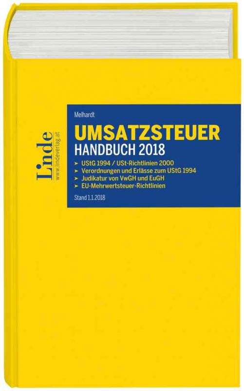 Cover-Bild Umsatzsteuer-Handbuch 2018