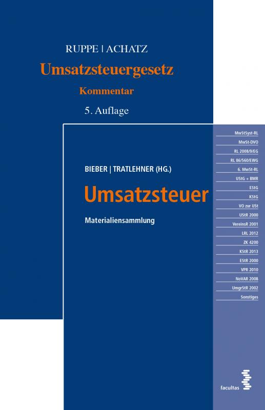Cover-Bild Umsatzsteuer Materialiensammlung und Umsatzsteuergesetz Kommentar