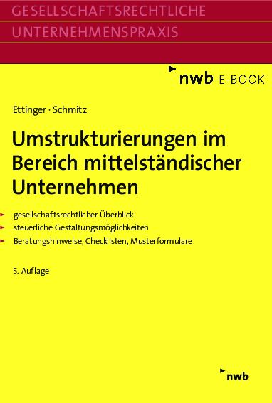 Cover-Bild Umstrukturierungen im Bereich mittelständischer Unternehmen