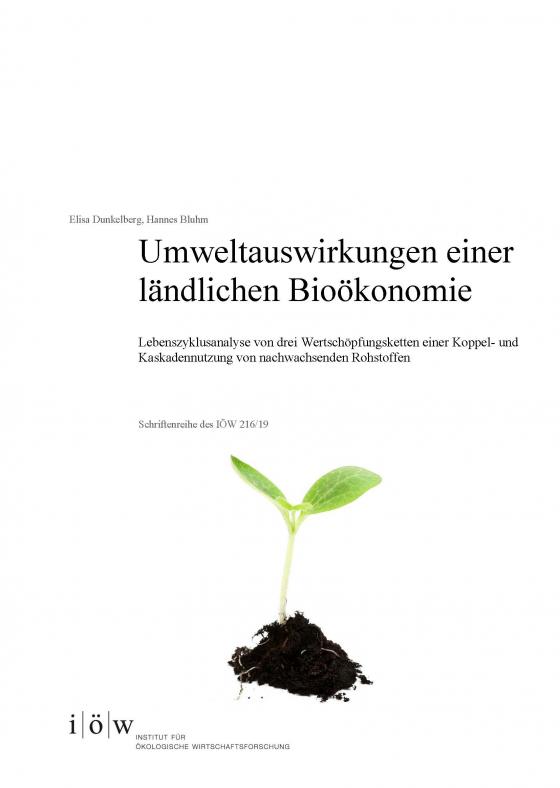 Cover-Bild Umweltauswirkungen einer ländlichen Bioökonomie