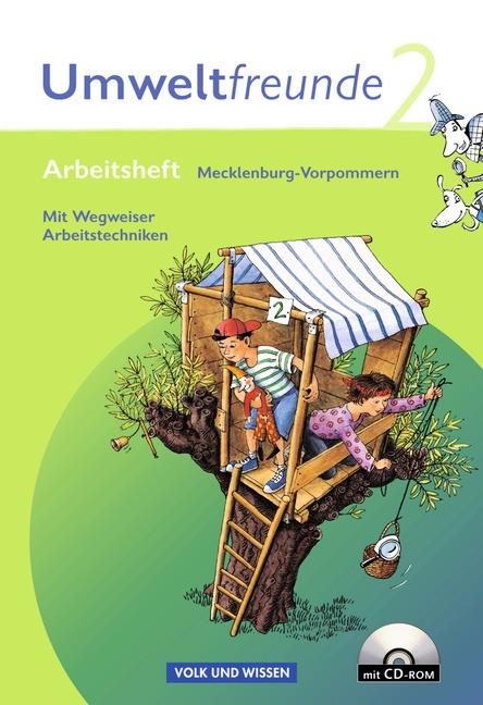 Cover-Bild Umweltfreunde - Mecklenburg-Vorpommern - Ausgabe 2009 / 2. Schuljahr - Arbeitsheft mit Wegweiser Arbeitstechniken und CD-ROM