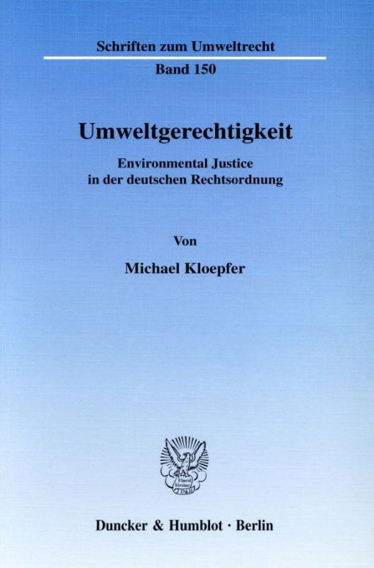 Cover-Bild Umweltgerechtigkeit.
