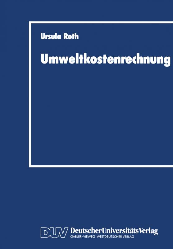 Cover-Bild Umweltkostenrechnung