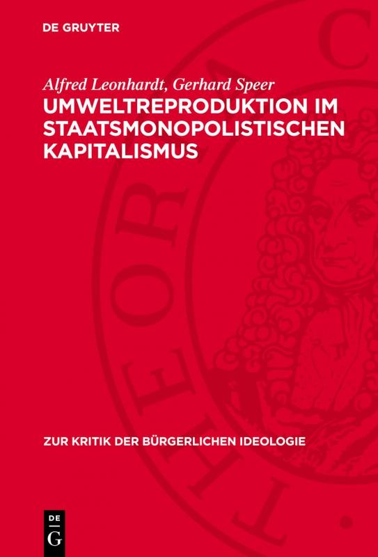 Cover-Bild Umweltreproduktion im staatsmonopolistischen Kapitalismus