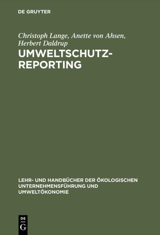 Cover-Bild Umweltschutz-Reporting