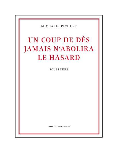 Cover-Bild Un Coup de Dés Jamais N'Abolira Le Hasard