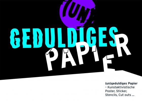 Cover-Bild (UN)GEDULDIGES PAPIER