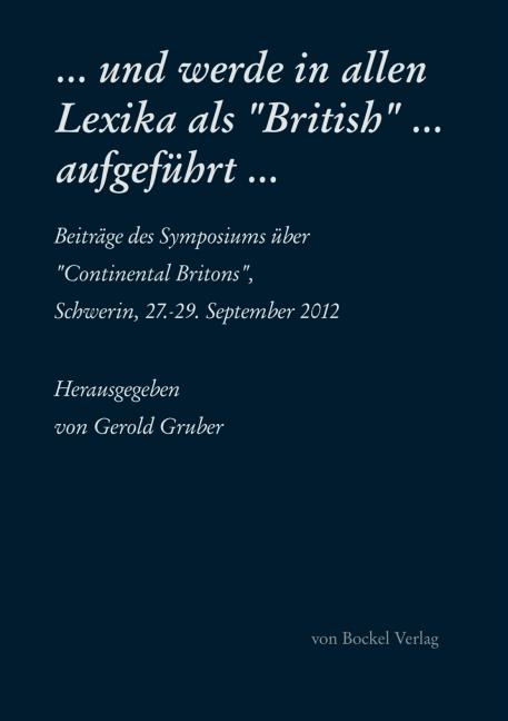 Cover-Bild und werde in allen Lexika als „British“ ... aufgeführt ...