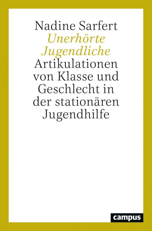 Cover-Bild Unerhörte Jugendliche