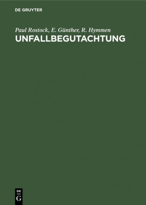 Cover-Bild Unfallbegutachtung