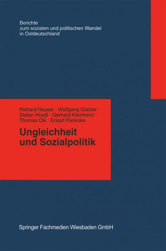 Cover-Bild Ungleichheit und Sozialpolitik