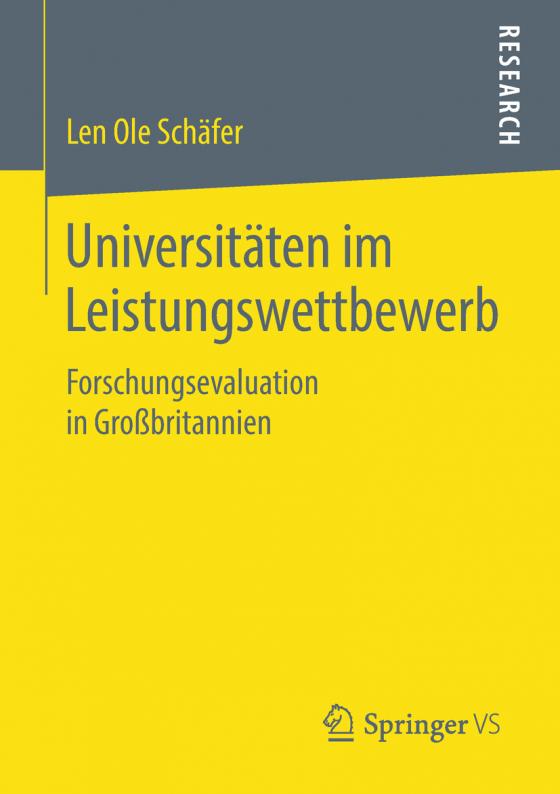 Cover-Bild Universitäten im Leistungswettbewerb