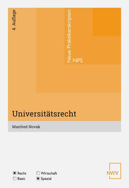 Cover-Bild Universitätsrecht