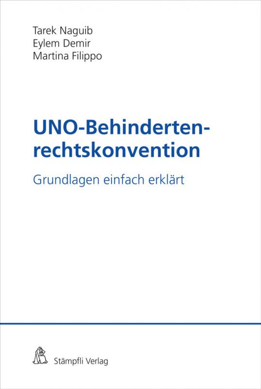 Cover-Bild UNO-Behindertenrechtskonvention