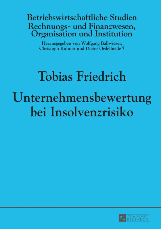 Cover-Bild Unternehmensbewertung bei Insolvenzrisiko