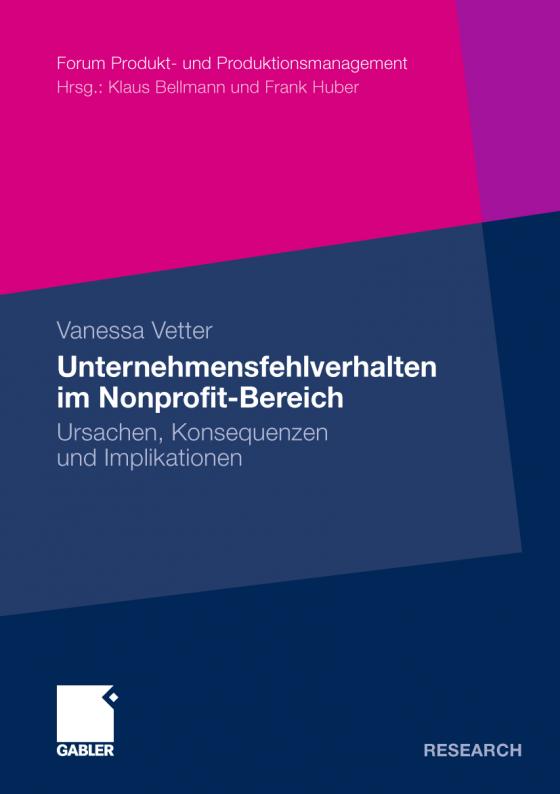 Cover-Bild Unternehmensfehlverhalten im Nonprofit-Bereich