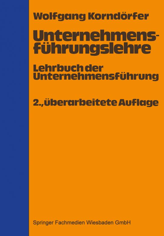 Cover-Bild Unternehmensführungslehre