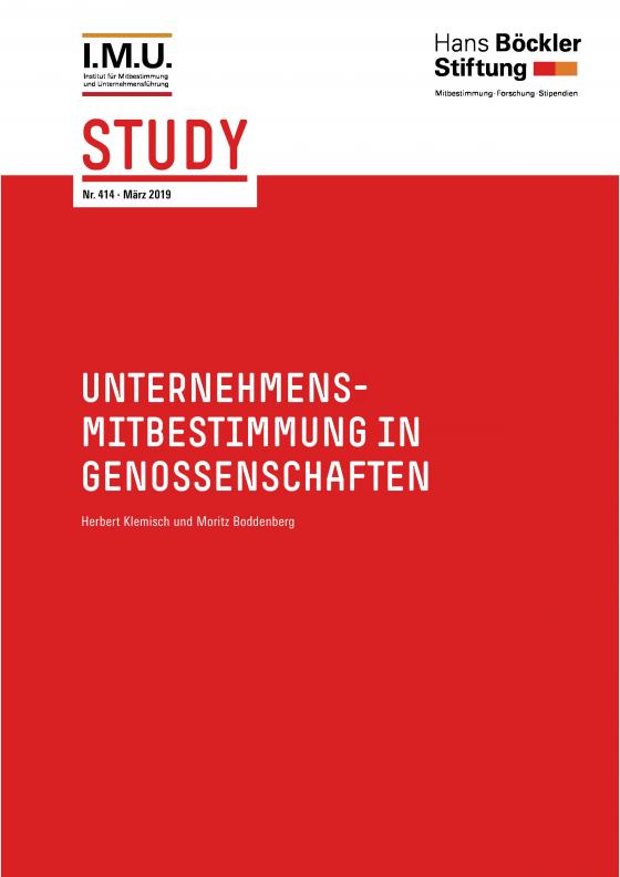 Cover-Bild Unternehmensmitbestimmung in Genossenschaften