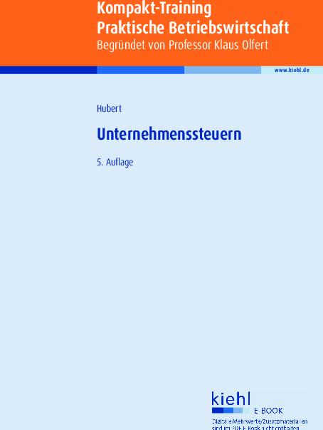 Cover-Bild Unternehmenssteuern