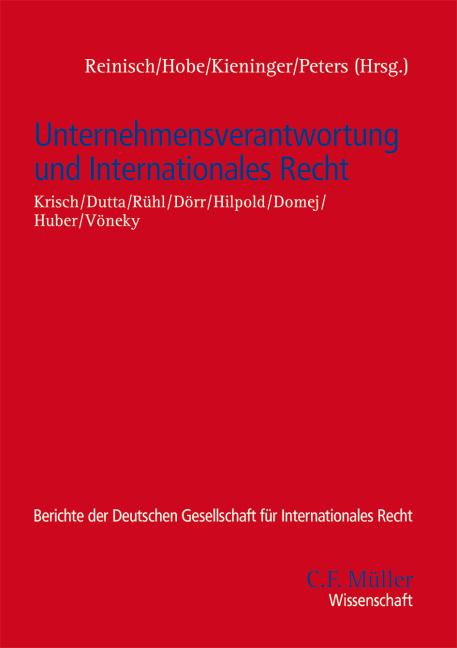 Cover-Bild Unternehmensverantwortung und Internationales Recht