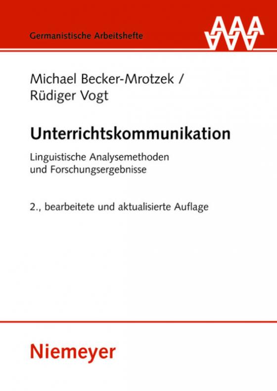 Cover-Bild Unterrichtskommunikation