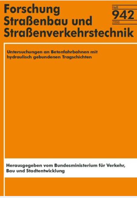 Cover-Bild Untersuchungen an Betonfahrbahnen mit hydraulisch gebundenen Tragschichten