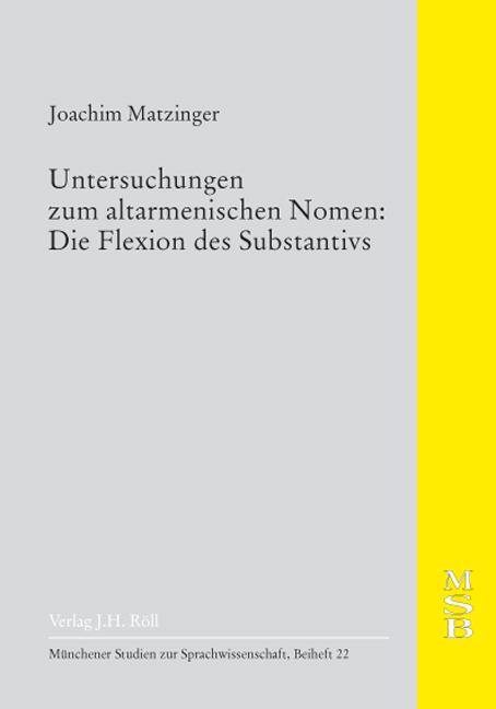 Cover-Bild Untersuchungen zum altarmenischen Nomen