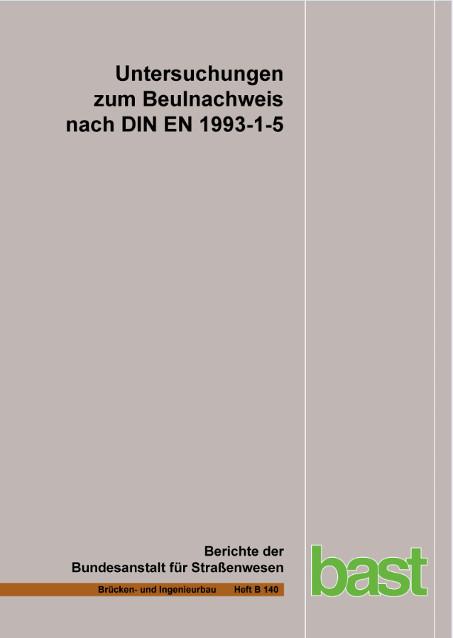 Cover-Bild Untersuchungen zum Beulnachweis nach DIN EN 1993-1-5