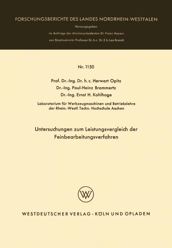 Cover-Bild Untersuchungen zum Leistungsvergleich der Feinbearbeitungsverfahren