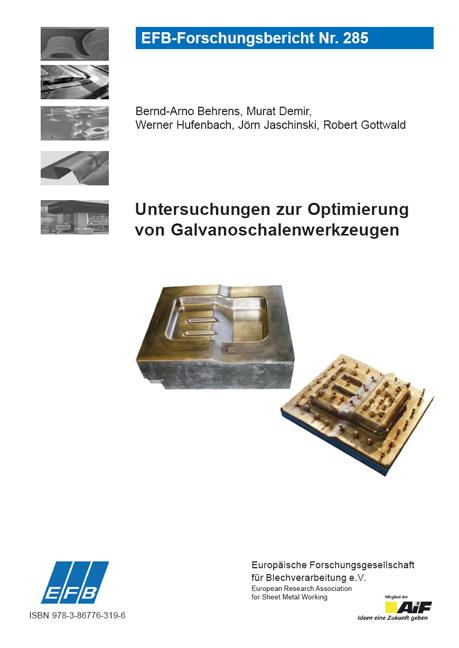 Cover-Bild Untersuchungen zur Optimierung von Galvanoschalenwerkzeugen