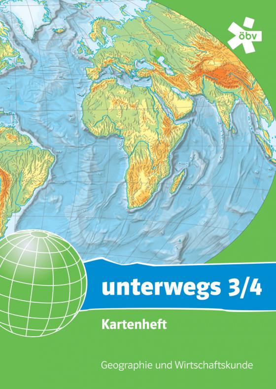 Cover-Bild unterwegs. Geographie und Wirtschaftskunde 3/4, Kartenheft