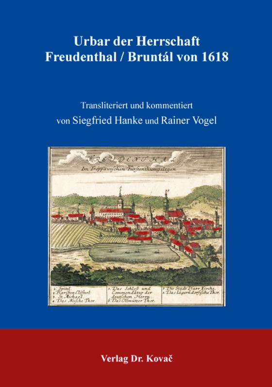 Cover-Bild Urbar der Herrschaft Freudenthal/Bruntál von 1618
