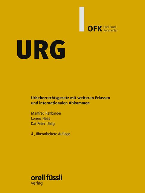 Cover-Bild URG Kommentar