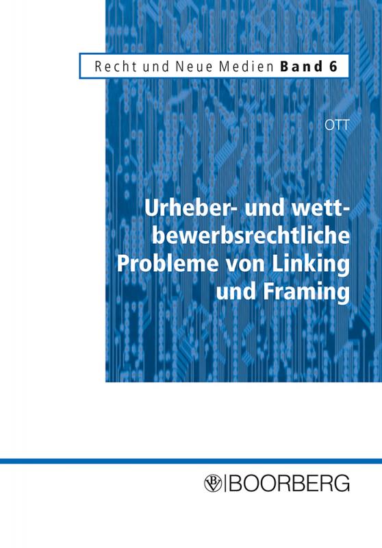 Cover-Bild Urheber- und wettbewerbsrechtliche Probleme von Linking und Framing