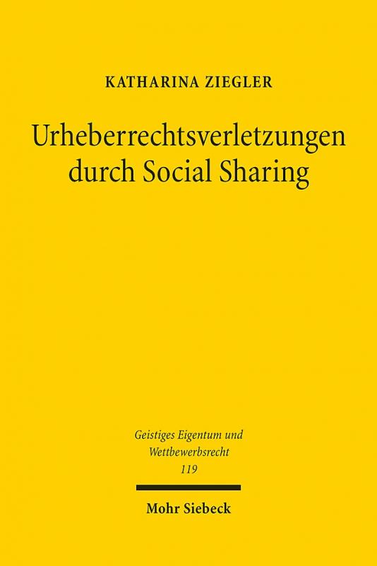 Cover-Bild Urheberrechtsverletzungen durch Social Sharing