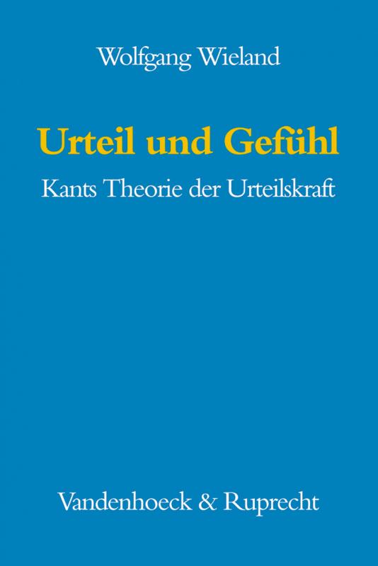 Cover-Bild Urteil und Gefühl