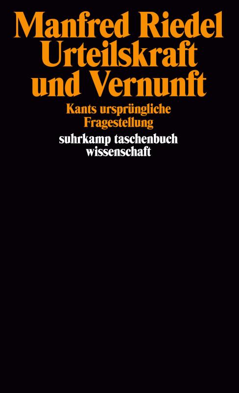 Cover-Bild Urteilskraft und Vernunft