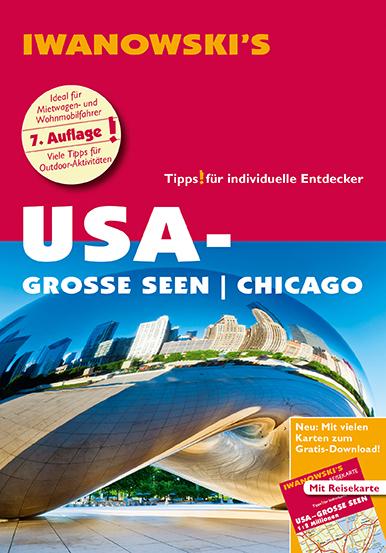 Cover-Bild USA-Große Seen / Chicago - Reiseführer von Iwanowski