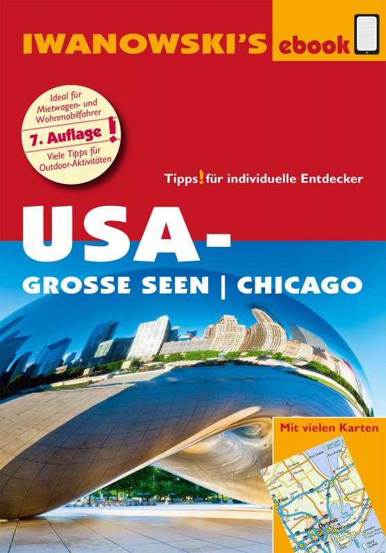 Cover-Bild USA-Große Seen / Chicago - Reiseführer von Iwanowski