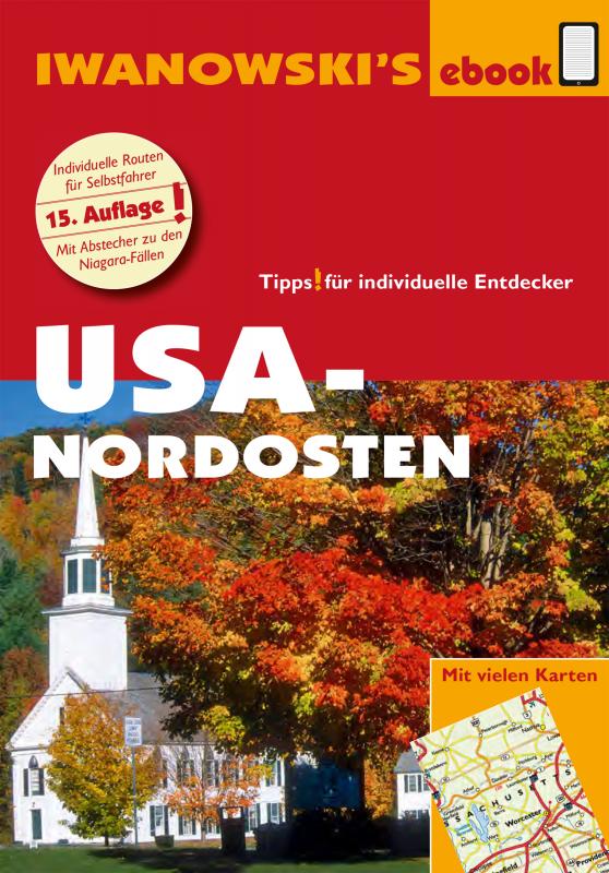 Cover-Bild USA-Nordosten - Reiseführer von Iwanowski