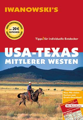 Cover-Bild USA-Texas & Mittlerer Westen - Reiseführer von Iwanowski