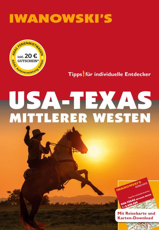 Cover-Bild USA-Texas & Mittlerer Westen - Reiseführer von Iwanowski