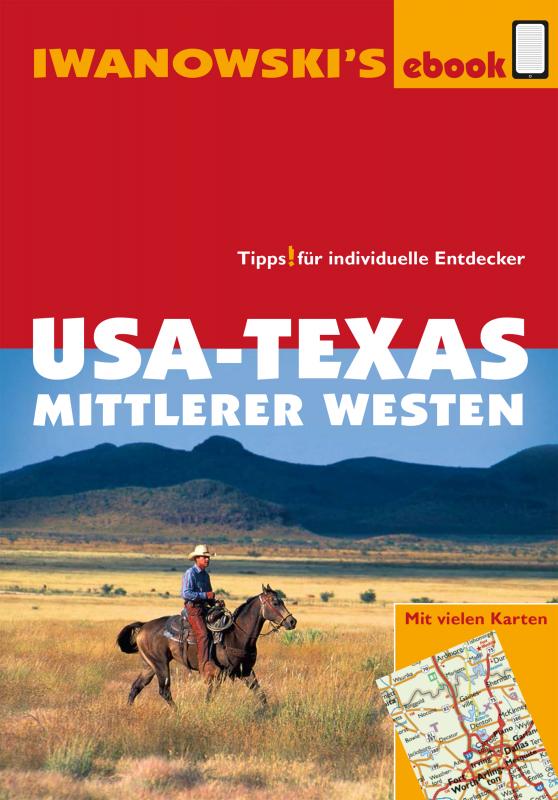 Cover-Bild USA-Texas und Mittlerer Westen - Reiseführer von Iwanowski