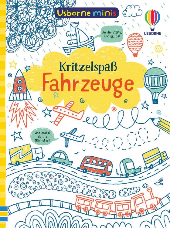 Cover-Bild Usborne Minis: Kritzelspaß Fahrzeuge