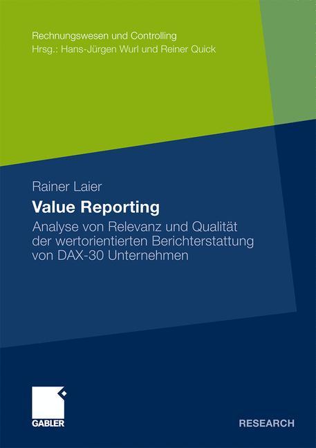 Cover-Bild Value Reporting