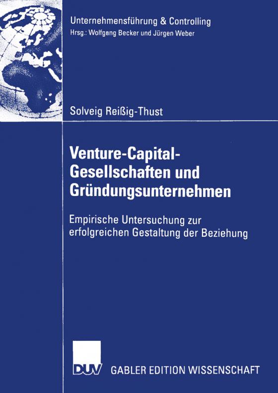 Cover-Bild Venture-Capital-Gesellschaften und Gründungsunternehmen