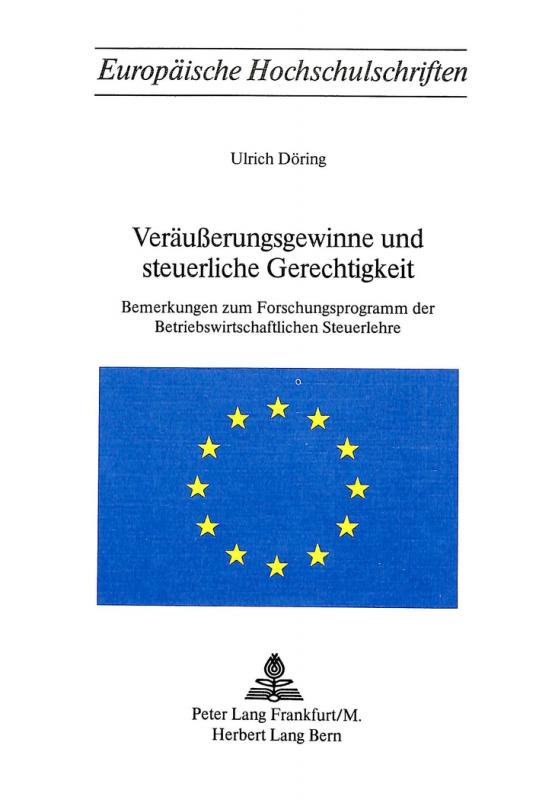 Cover-Bild Veräusserungsgewinne und steuerliche Gerechtigkeit