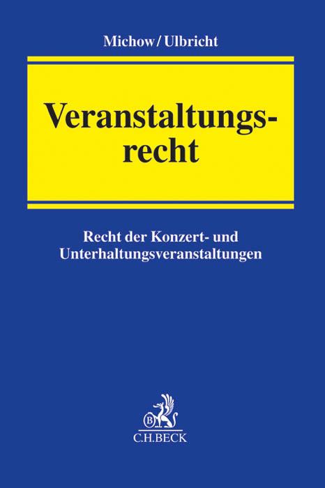 Cover-Bild Veranstaltungsrecht