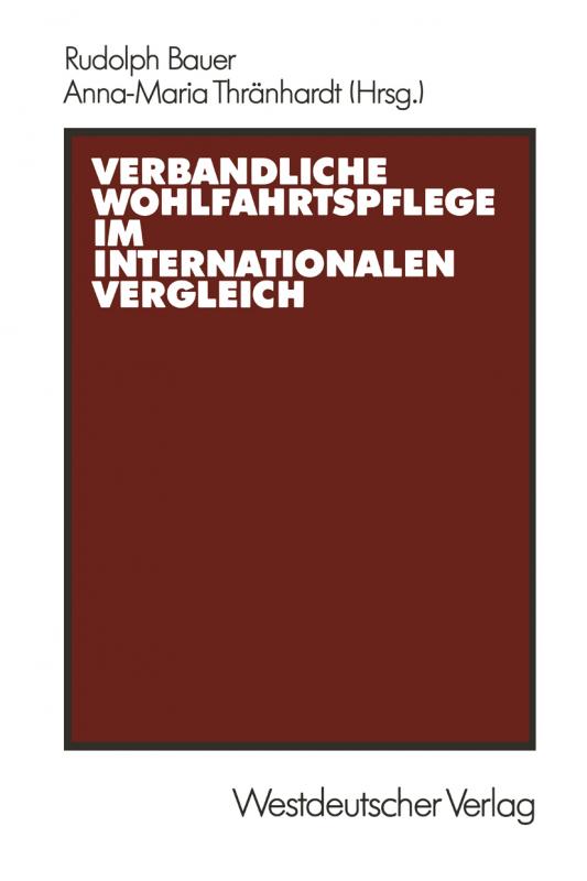 Cover-Bild Verbandliche Wohlfahrtspflege im internationalen Vergleich