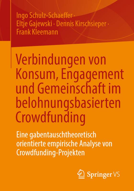 Cover-Bild Verbindungen von Konsum, Engagement und Gemeinschaft im belohnungsbasierten Crowdfunding